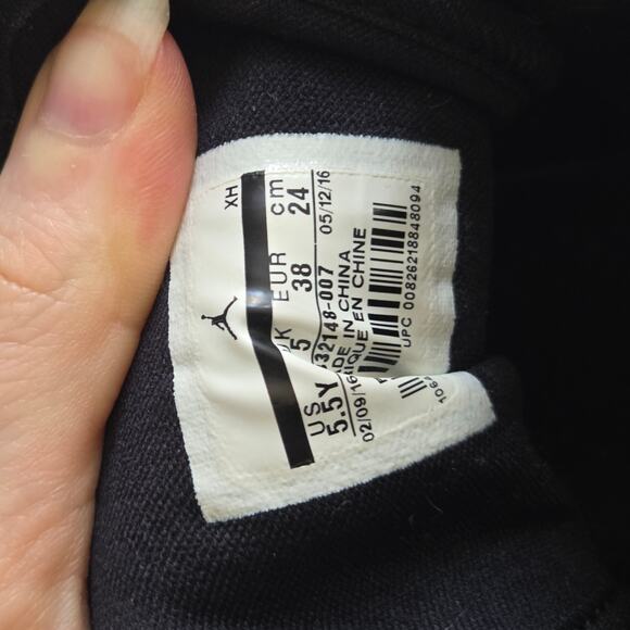 Air Jordan 1 Retro High OG GS Black Light Smoke Grey – Size 5.5Y / Women’s 7 - Picture 4 of 5